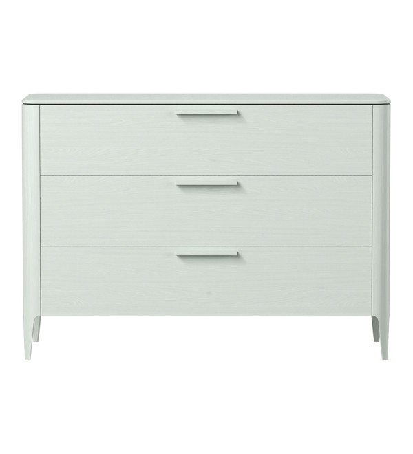 Комод Type oak 3 ящика ширина 120 см (белый)