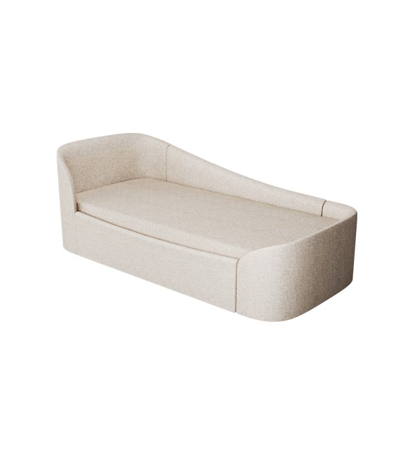 Чехол на матрас для дивана-кровати KIDI soft 90*200 см (бежевый, рогожка)