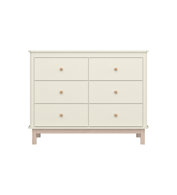 Комод Classic 6 ящиков (молочный)