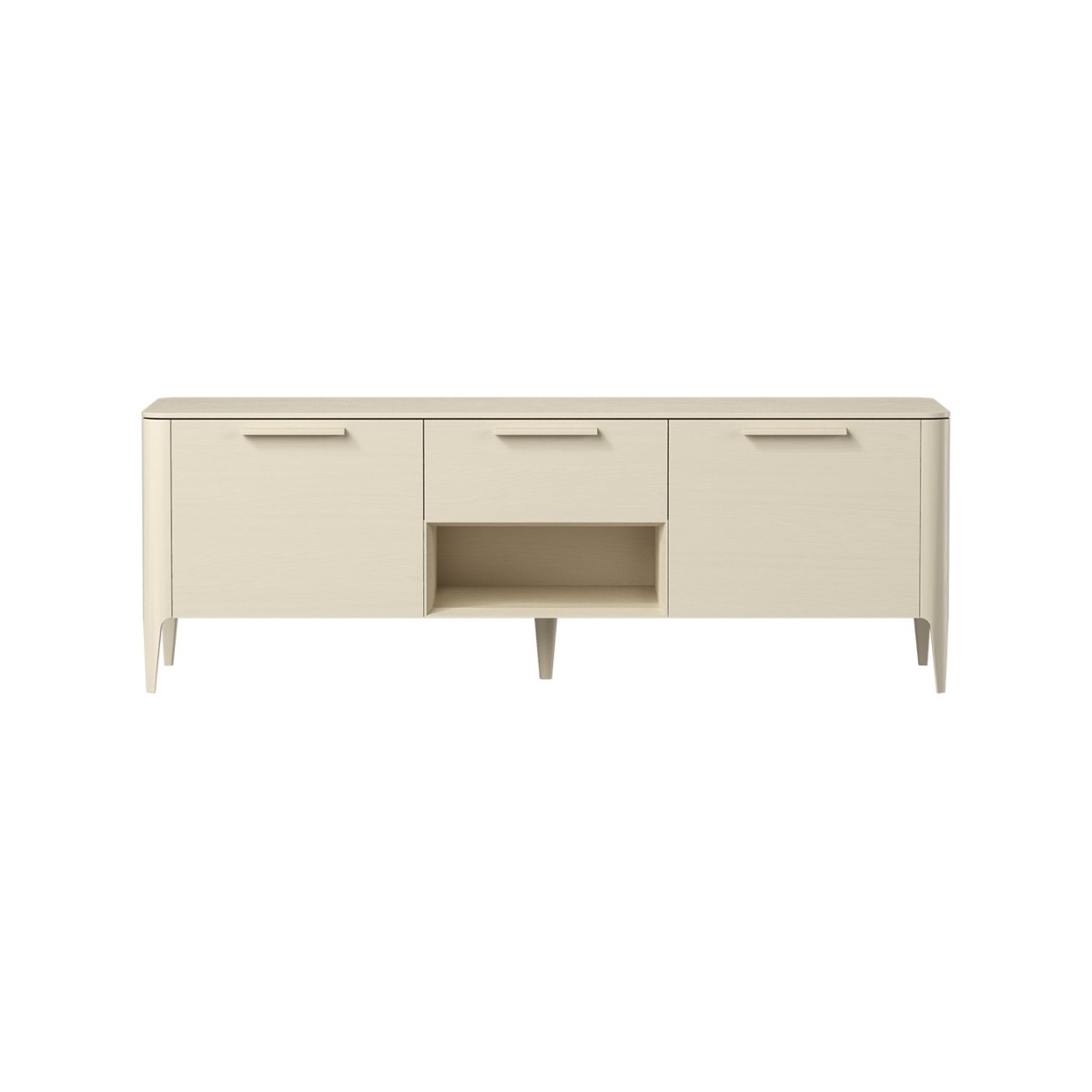 Тумба Type oak под ТВ ширина 160 см (молочный)