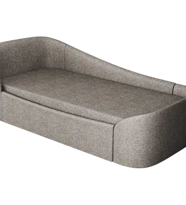 Чехол на матрас для дивана-кровати KIDI soft 90*200 см (коричневый, рогожка)
