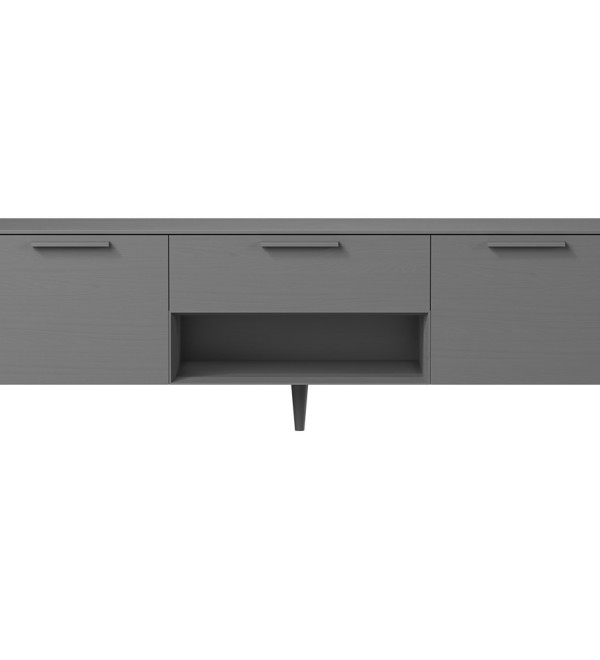 Тумба Type oak под ТВ ширина 180 см (серый)