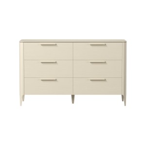 Комод Type oak 6 ящиков ширина 140 см (молочный)