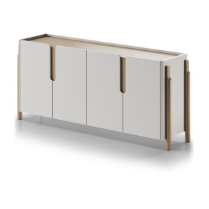 Комод Basic 4 двери ширина 180 см (дымка)