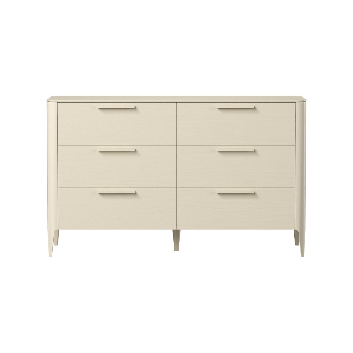 Комод Type oak 6 ящиков ширина 140 см (дымка)