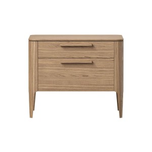 Тумба прикроватная Type oak 2 ящика ширина 60 см (натуральный дуб)