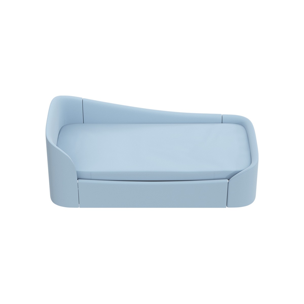 Чехол на матрас для дивана-кровати KIDI soft 90*200 см (голубой)