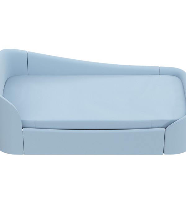 Чехол на матрас для дивана-кровати KIDI soft 90*200 см (голубой)