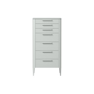 Комод Type oak высокии? 7 ящиков (светло-серый)