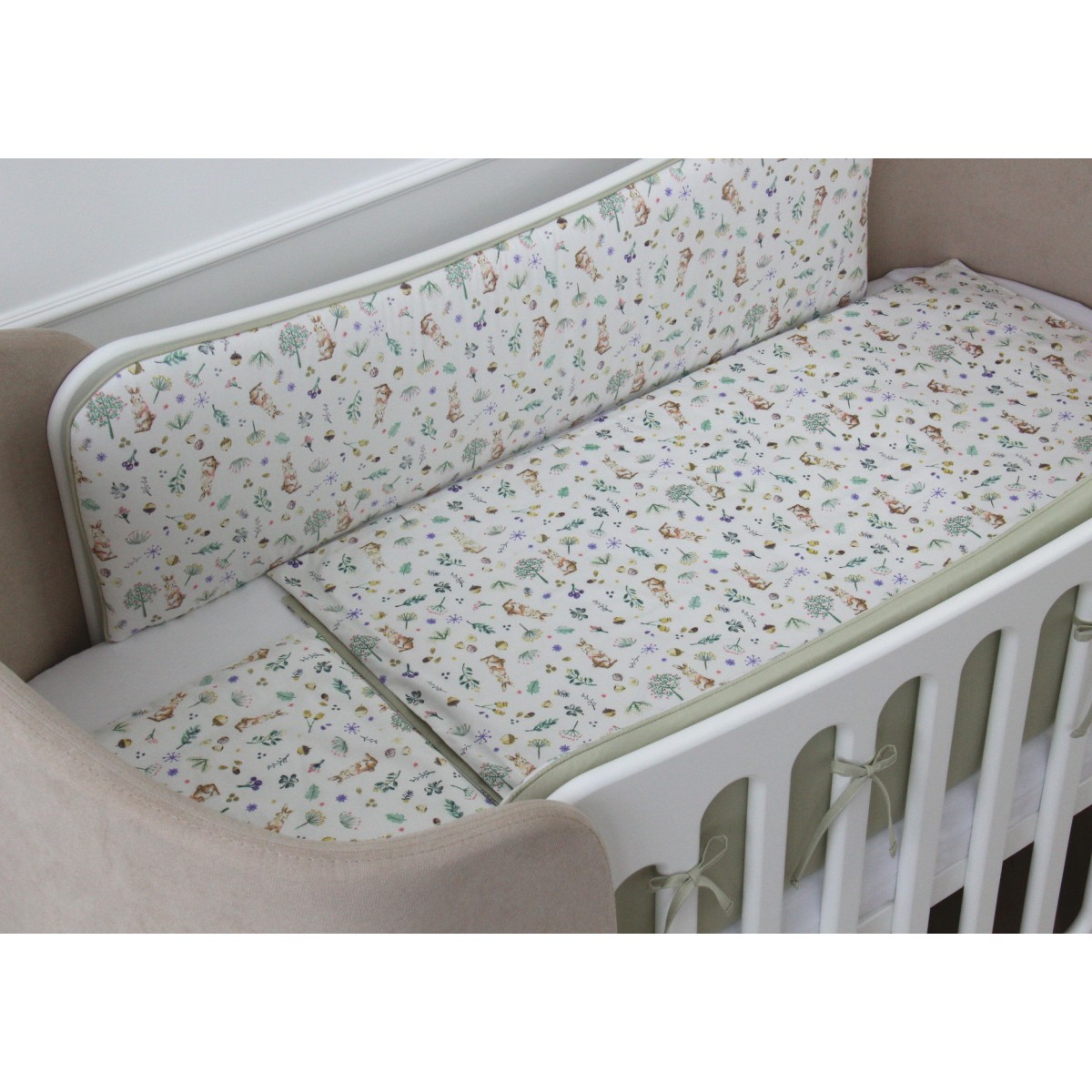Мягкие бортики для кроватки KIDI soft