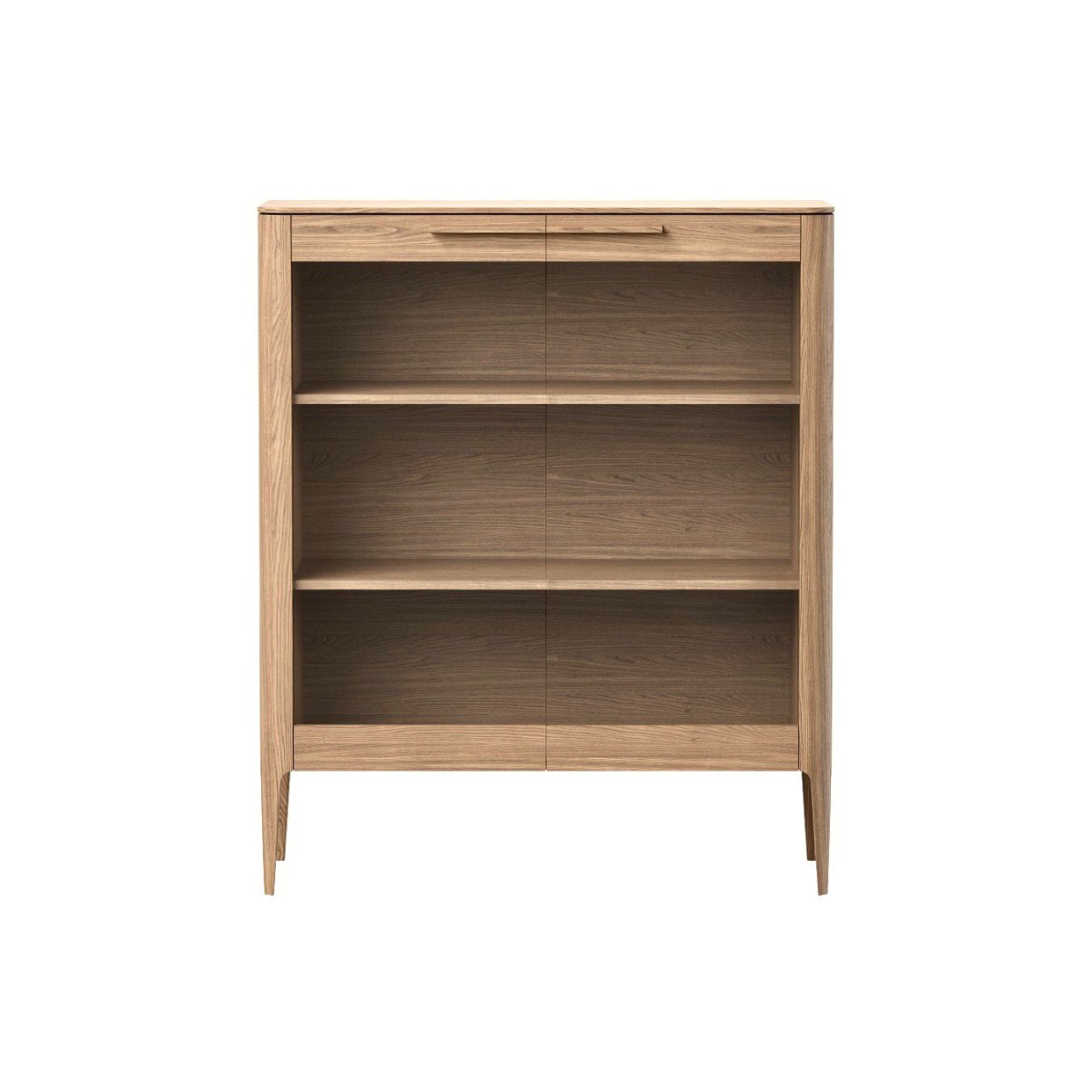 Витрина Type oak стеклянная высота 120 см (натуральный дуб)
