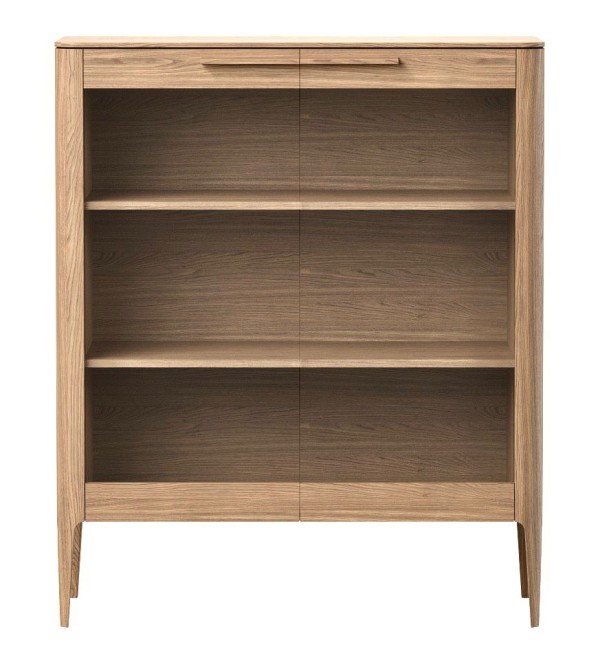 Витрина Type oak стеклянная высота 120 см (натуральный дуб)