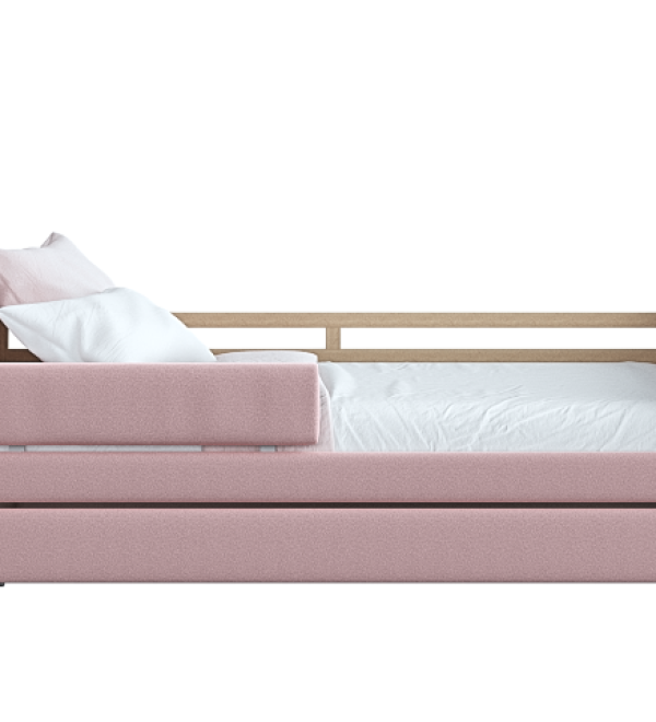Защитный бортик Cosy антивандальная ткань (розовый)