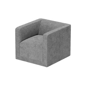 Кресло Cube (серый, рогожка)
