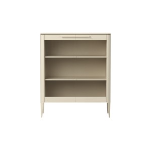 Витрина Type oak стеклянная высота 120 см (молочный)