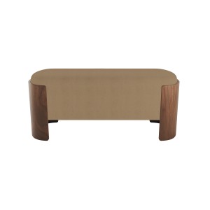 Банкетка Lagom 100 см (бежевый, орех)