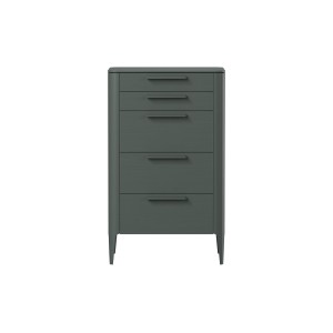 Комод Type oak высокии? 5 ящиков (темно-серый)