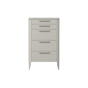 Комод Type oak высокии? 5 ящиков (серо-бежевый)