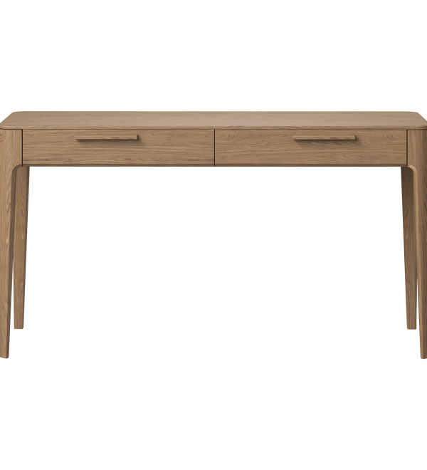 Консоль Type oak 2 ящика ширина 140 см (натуральный дуб)