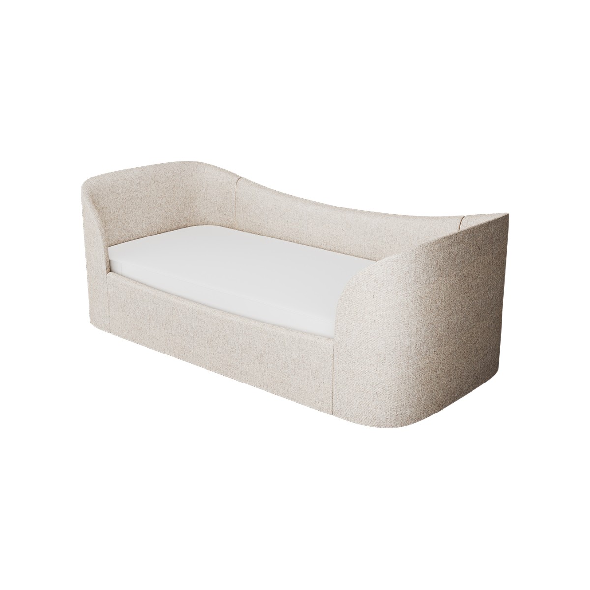 Диван-кровать KIDI Soft 90*200 см (бежевый, рогожка)
