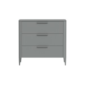 Комод Type 3 ящика ширина 90 см (серый)