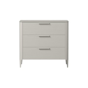 Комод Type oak 3 ящика ширина 90 см (серо-бежевый)