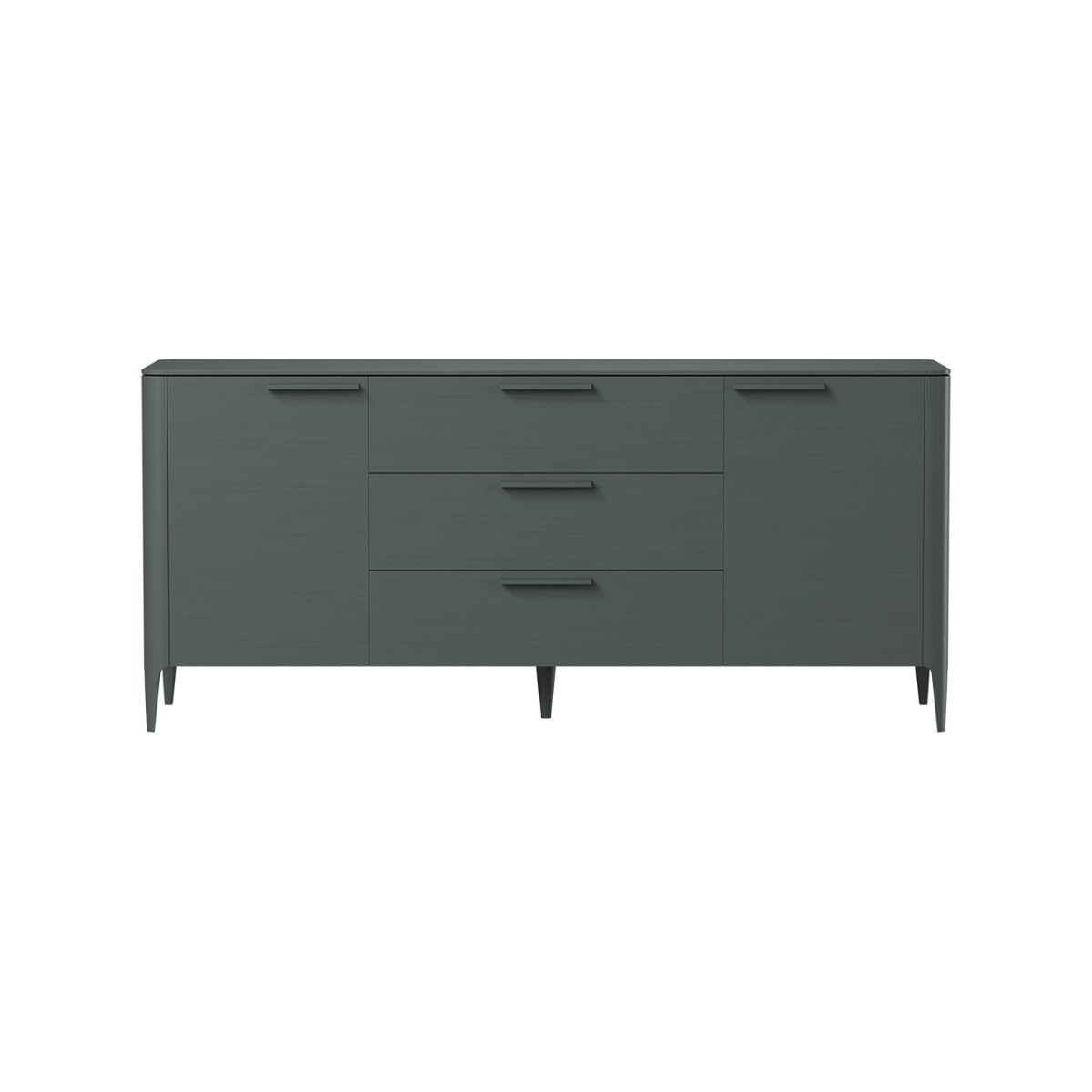 Тумба Type oak 2 двери 3 ящика (темно-серый)