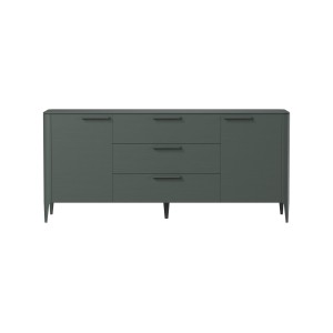 Тумба Type oak 2 двери 3 ящика (темно-серый)