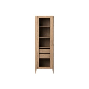 Витрина Type oak стеклянная высота 200 см L (натуральный дуб)