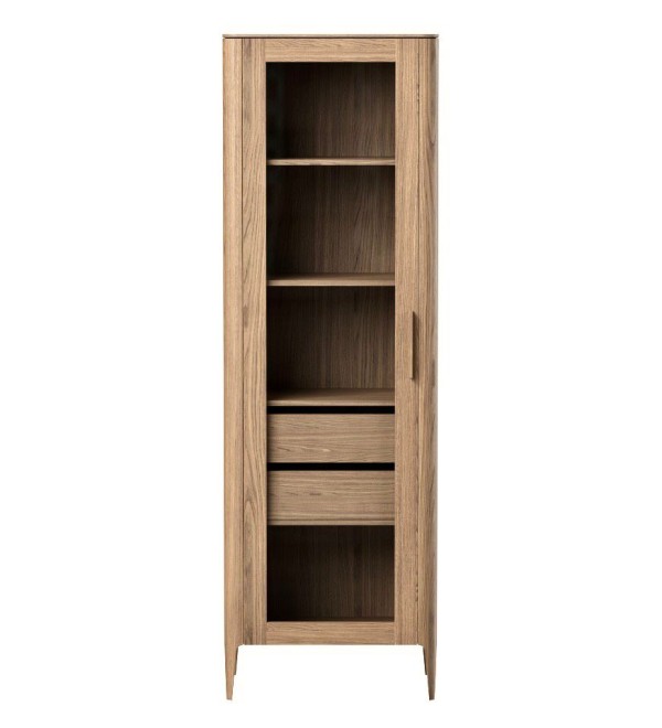 Витрина Type oak стеклянная высота 200 см L (натуральный дуб)