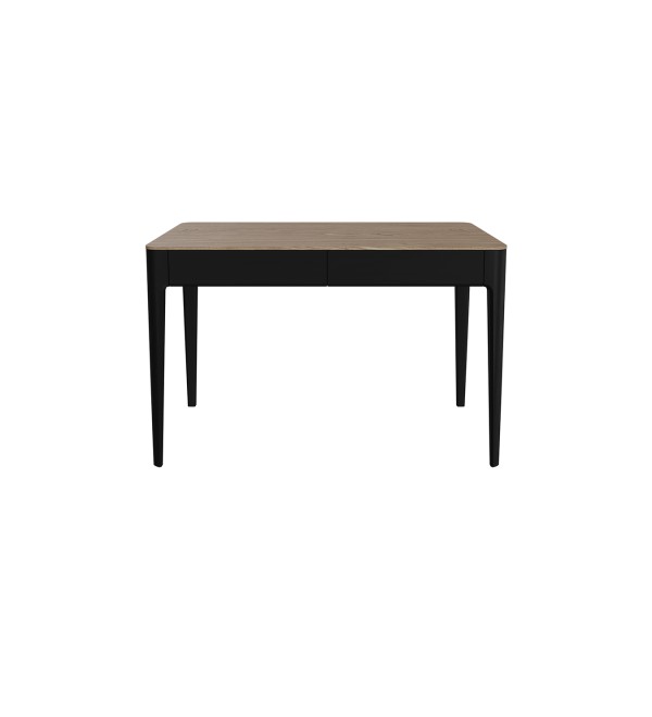 Стол письменный Type oak 120*60 см (натуральный дуб, черный)
