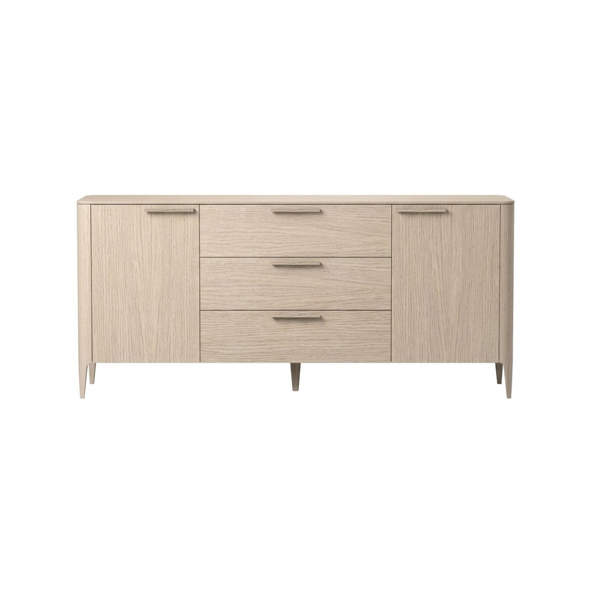 Тумба Type oak 2 двери 3 ящика (беленый дуб)