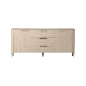 Тумба Type oak 2 двери 3 ящика (беленый дуб)