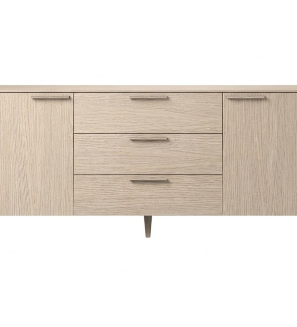 Тумба Type oak 2 двери 3 ящика (беленый дуб)