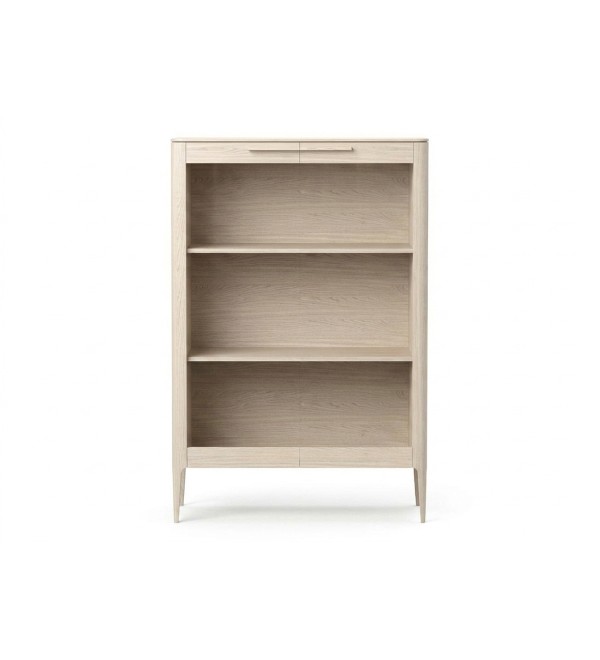 Витрина Type oak стеклянная высота 150 см (беленый дуб)