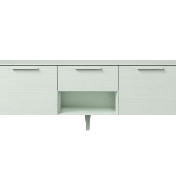 Тумба Type oak под ТВ ширина 160 см (белый)