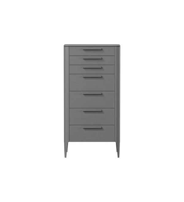 Комод Type oak высокии? 7 ящиков (серый)