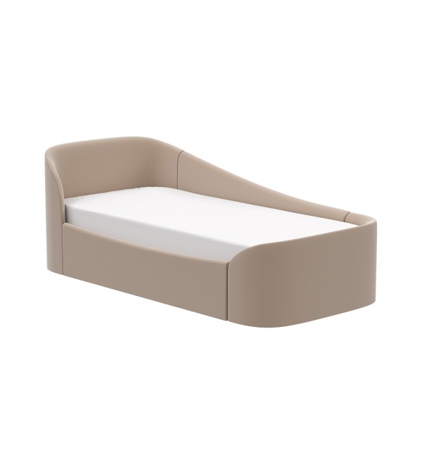 Диван-кровать KIDI Soft с низким изножьем 90*200 см R (бежевый)