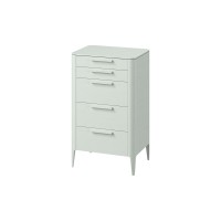 Комод Type oak высокий 5 ящиков (белый)