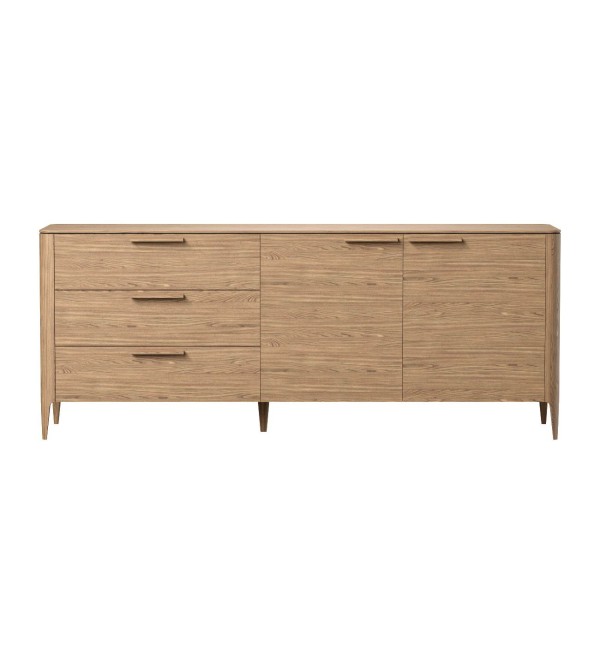 Тумба Type oak 3 ящика 2 двери L (натуральный дуб)