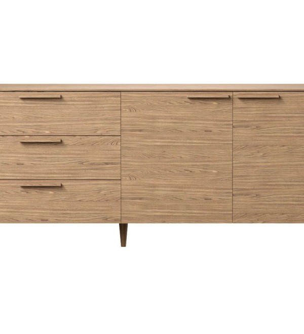 Тумба Type oak 3 ящика 2 двери L (натуральный дуб)