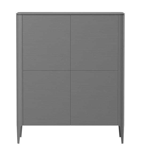 Шкаф Type oak 4 двери (серый)