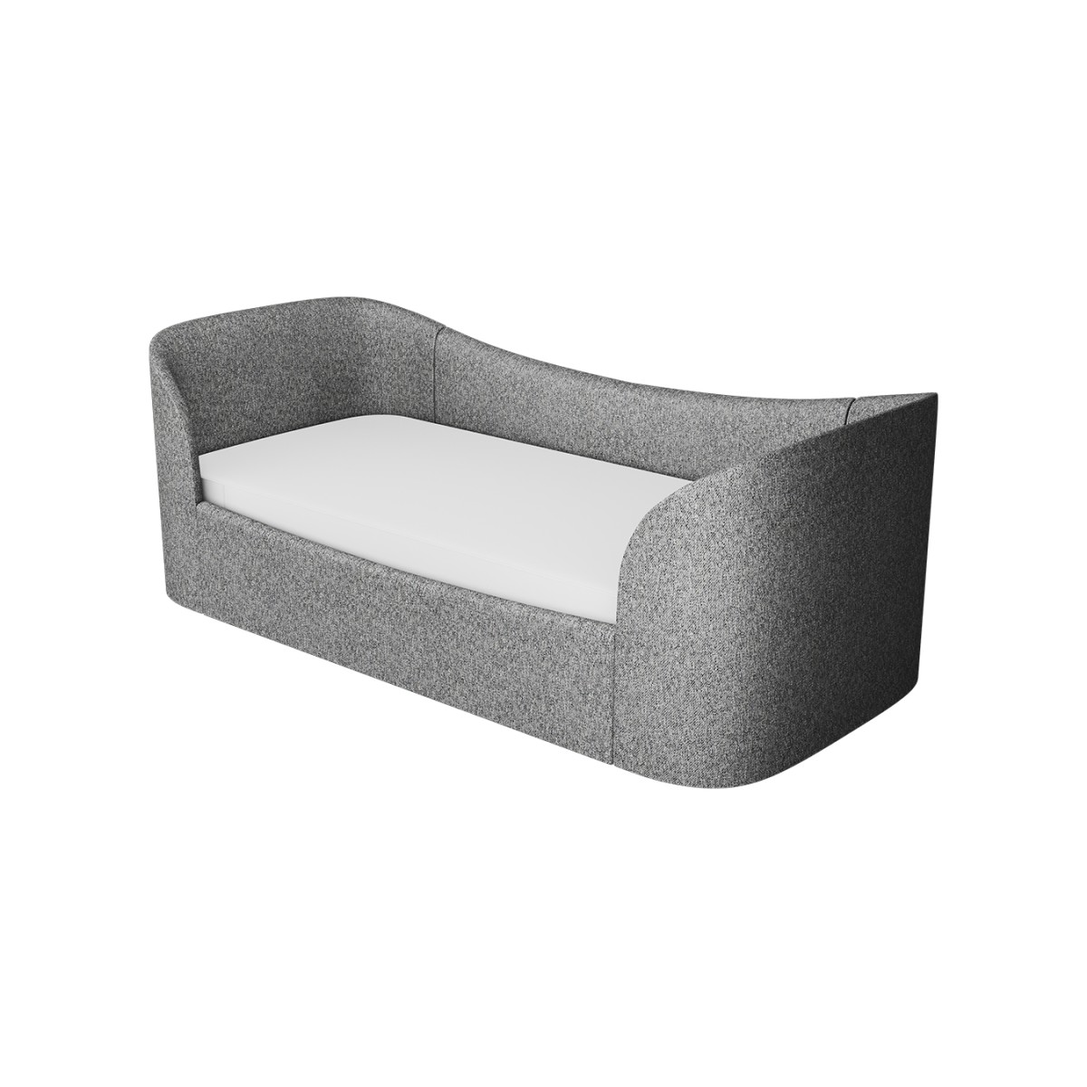 Диван-кровать KIDI Soft 90*200 см (серый, рогожка)