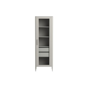 Витрина Type oak стеклянная высота 200 см R (серо-бежевый)