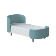 Кровать подростковая KIDI Soft размер М (бирюзовый)