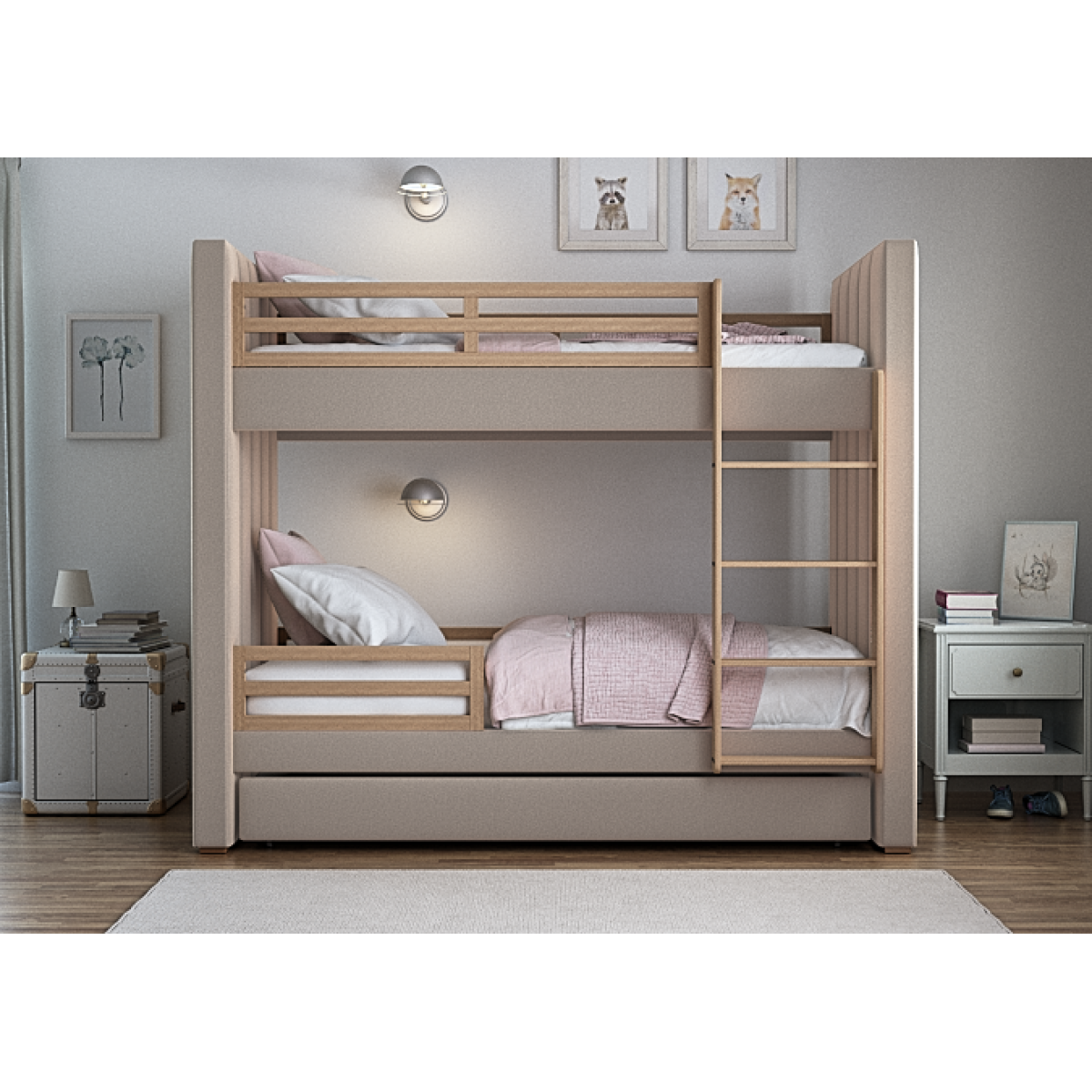 Защитный бортик Cosy (натуральный)