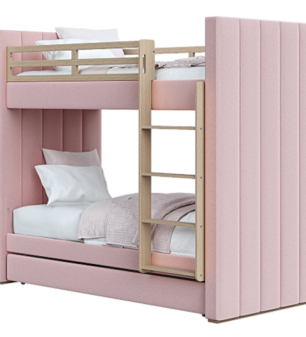 Кровать двухъярусная Cosy (розовый)
