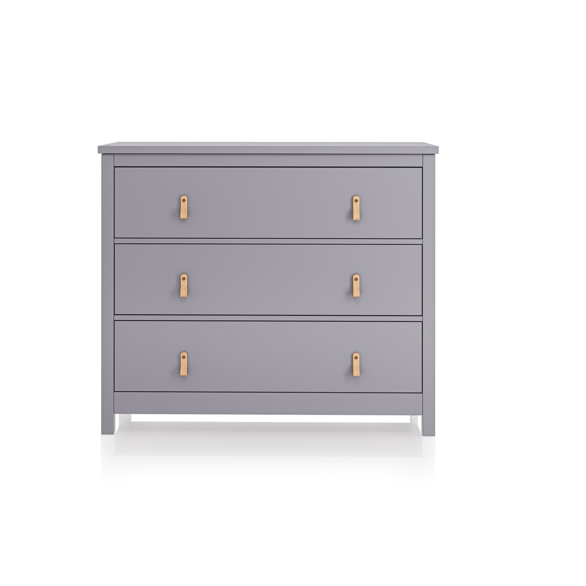 Комод Wood 3 ящика (серый)