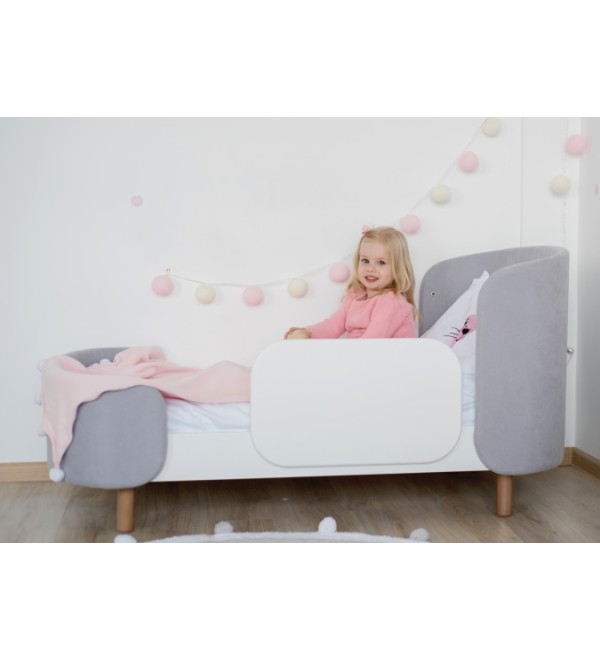Защитный бортик для кровати KIDI soft (белый)