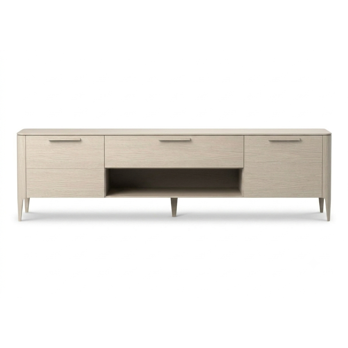 Тумба Type oak под ТВ ширина 200 см (беленый дуб)